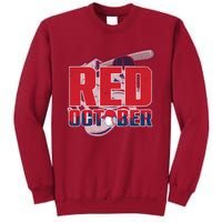 Vintage Red October Philly Philadelphia Baseball Vintage Tall Sweatshirt