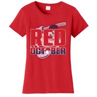 Vintage Red October Philly Philadelphia Baseball Vintage Women's T-Shirt