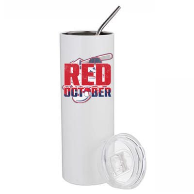 Vintage Red October Philly Philadelphia Baseball Vintage Stainless Steel Tumbler