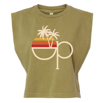 Vintage Retro OP Ocean Pacific Logo Garment-Dyed Women's Muscle Tee