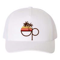 Vintage Retro OP Ocean Pacific Logo Yupoong Adult 5-Panel Trucker Hat