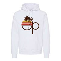 Vintage Retro OP Ocean Pacific Logo Premium Hoodie