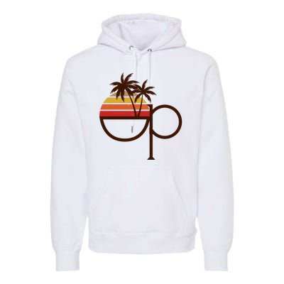 Vintage Retro OP Ocean Pacific Logo Premium Hoodie