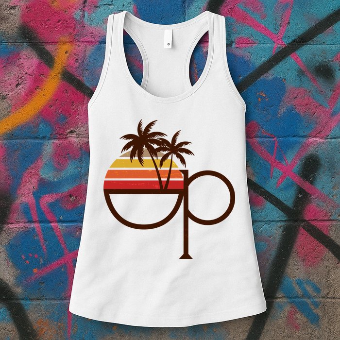 Vintage Retro OP Ocean Pacific Logo Womens Tank Top