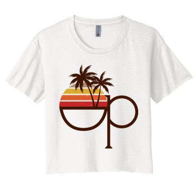 Vintage Retro OP Ocean Pacific Logo Crop Top