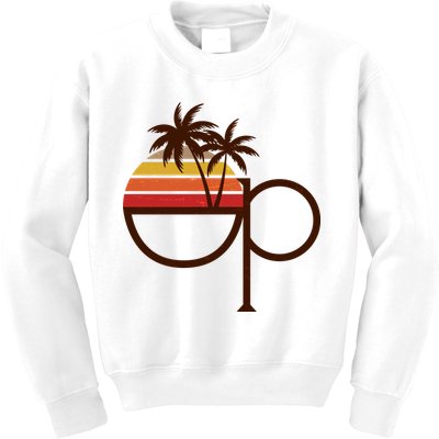 Vintage Retro OP Ocean Pacific Logo Kids Sweatshirt