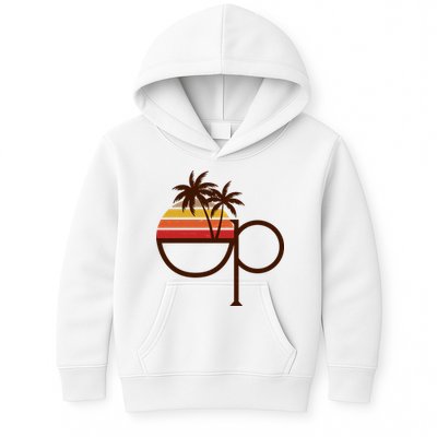 Vintage Retro OP Ocean Pacific Logo Kids Hoodie