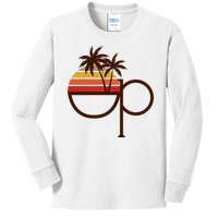 Vintage Retro OP Ocean Pacific Logo Kids Long Sleeve Shirt