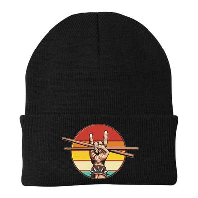 Vintage Rock One Drummer Drum Sticks Beanie