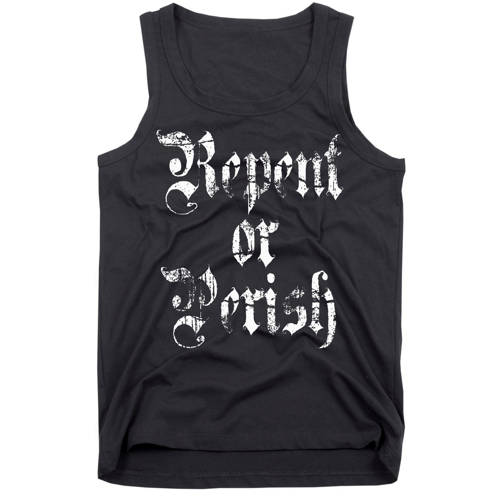 Vintage Repent or Parish Christian Tank Top