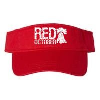 Vintage Red October Philly Philadelphia Retro Valucap Bio-Washed Visor