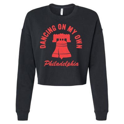Vintage Red October Philly Philadelphia Lovers Baseball Fans Cropped Pullover Crew