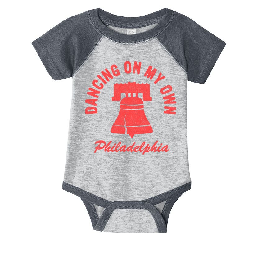 Vintage Red October Philly Philadelphia Lovers Baseball Fans Infant Baby Jersey Bodysuit
