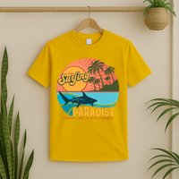 Vintage Retro Orignal Surfing Paradise Shark T-Shirt