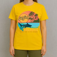 Vintage Retro Orignal Surfing Paradise Shark T-Shirt