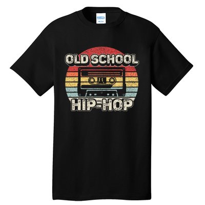 Vintage Retro Old School Hip Hop 80s 90s Cassette Music Tall T-Shirt