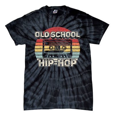 Vintage Retro Old School Hip Hop 80s 90s Cassette Music Tie-Dye T-Shirt