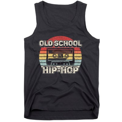 Vintage Retro Old School Hip Hop 80s 90s Cassette Music Tank Top