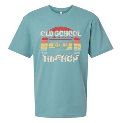 Vintage Retro Old School Hip Hop 80s 90s Cassette Music Sueded Cloud Jersey T-Shirt