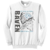 Valhalla Raven Odins Runes Norse Compass Viking Sweatshirt