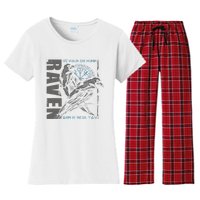 Valhalla Raven Odins Runes Norse Compass Viking Women's Flannel Pajama Set