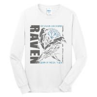 Valhalla Raven Odins Runes Norse Compass Viking Tall Long Sleeve T-Shirt