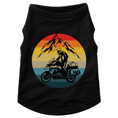 Vintage Retro Off Road Adventure Motorcycle Lover Doggie Tank