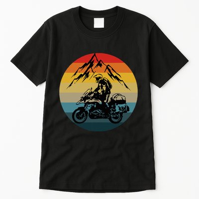 Vintage Retro Off Road Adventure Motorcycle Lover Tall T-Shirt