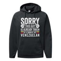 Venezuelan Roots Outfit Funny Venezuela Heritage Performance Fleece Hoodie