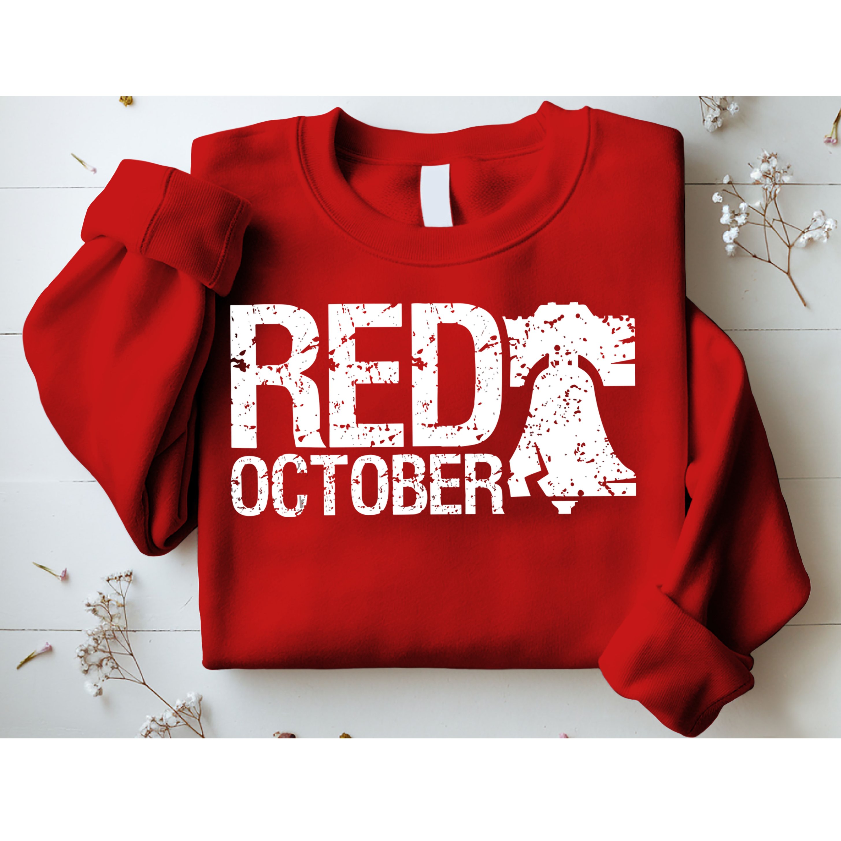 Vintage Red October Philadelphia Retro Sweatshirt