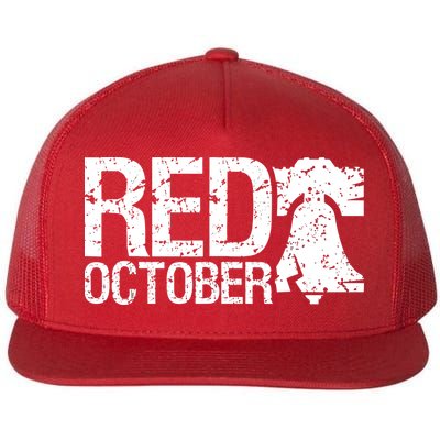 Vintage Red October Philadelphia Retro Flatbill Hat