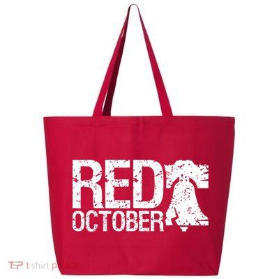 Vintage Red October Philadelphia Retro 25L Jumbo Tote