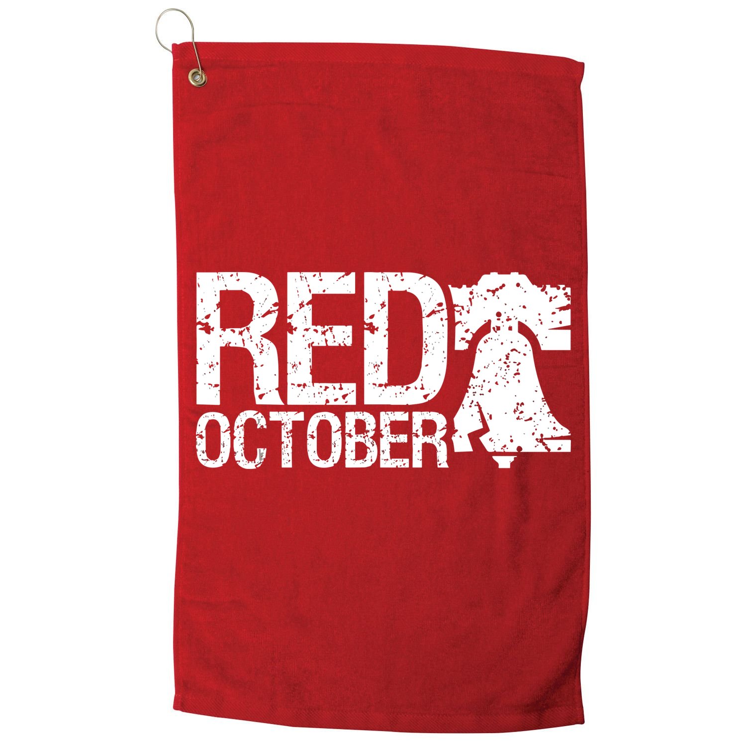 Vintage Red October Philadelphia Retro Golf Towel
