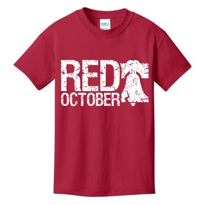 Vintage Red October Philadelphia Retro Kids T-Shirt
