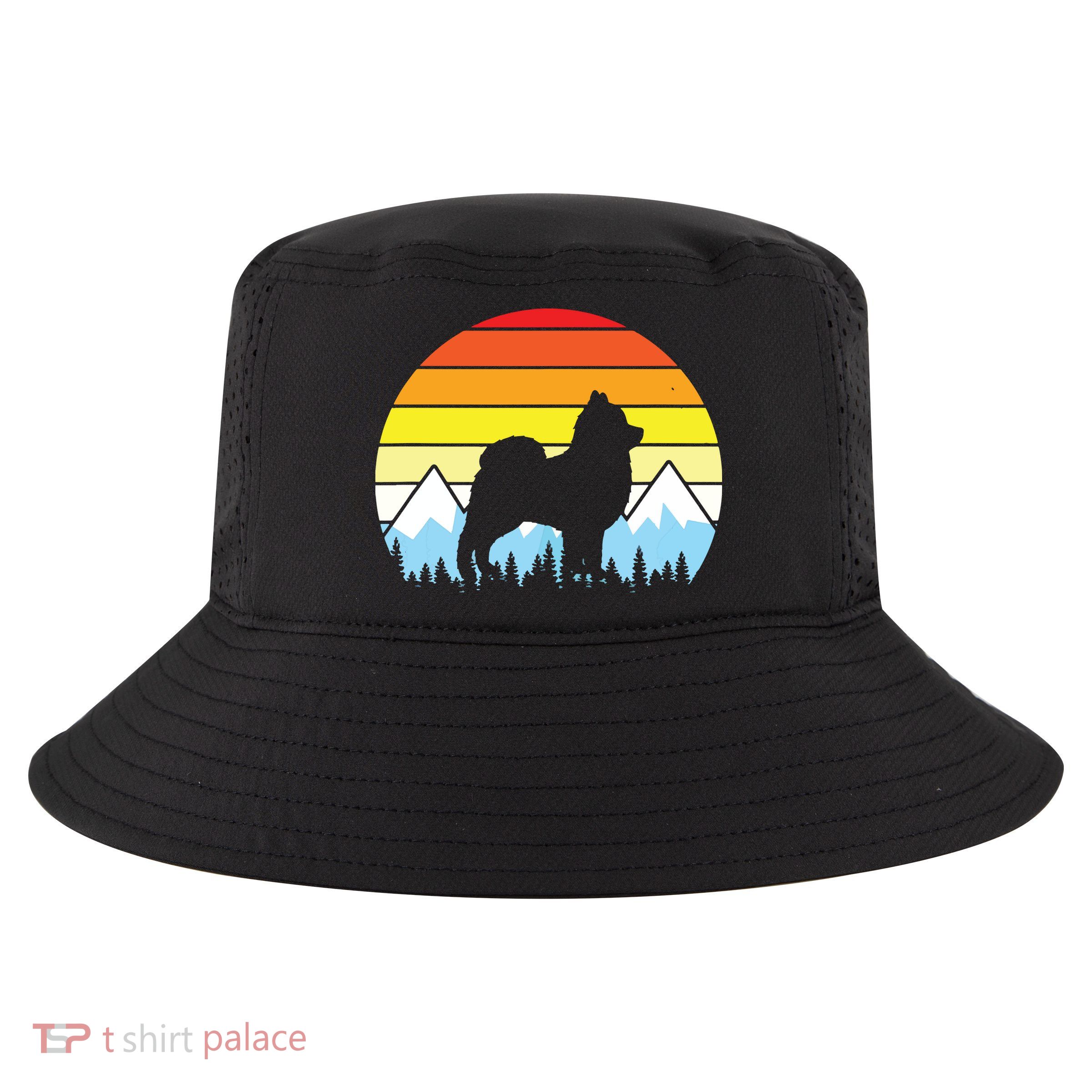 Vintage Retro Pomeranian Lovers Gifts Pomeranian Cool Comfort Performance Bucket Hat