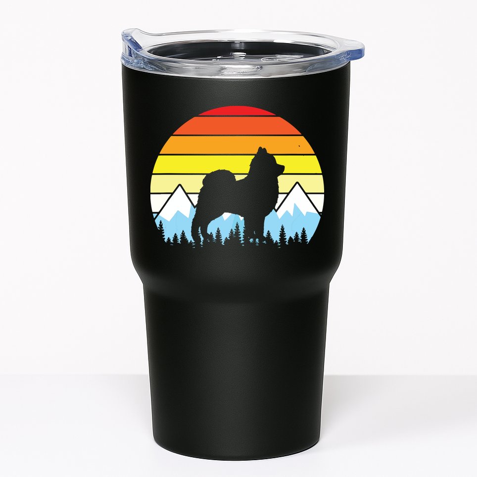 Vintage Retro Pomeranian Lovers Gifts Pomeranian Tumbler