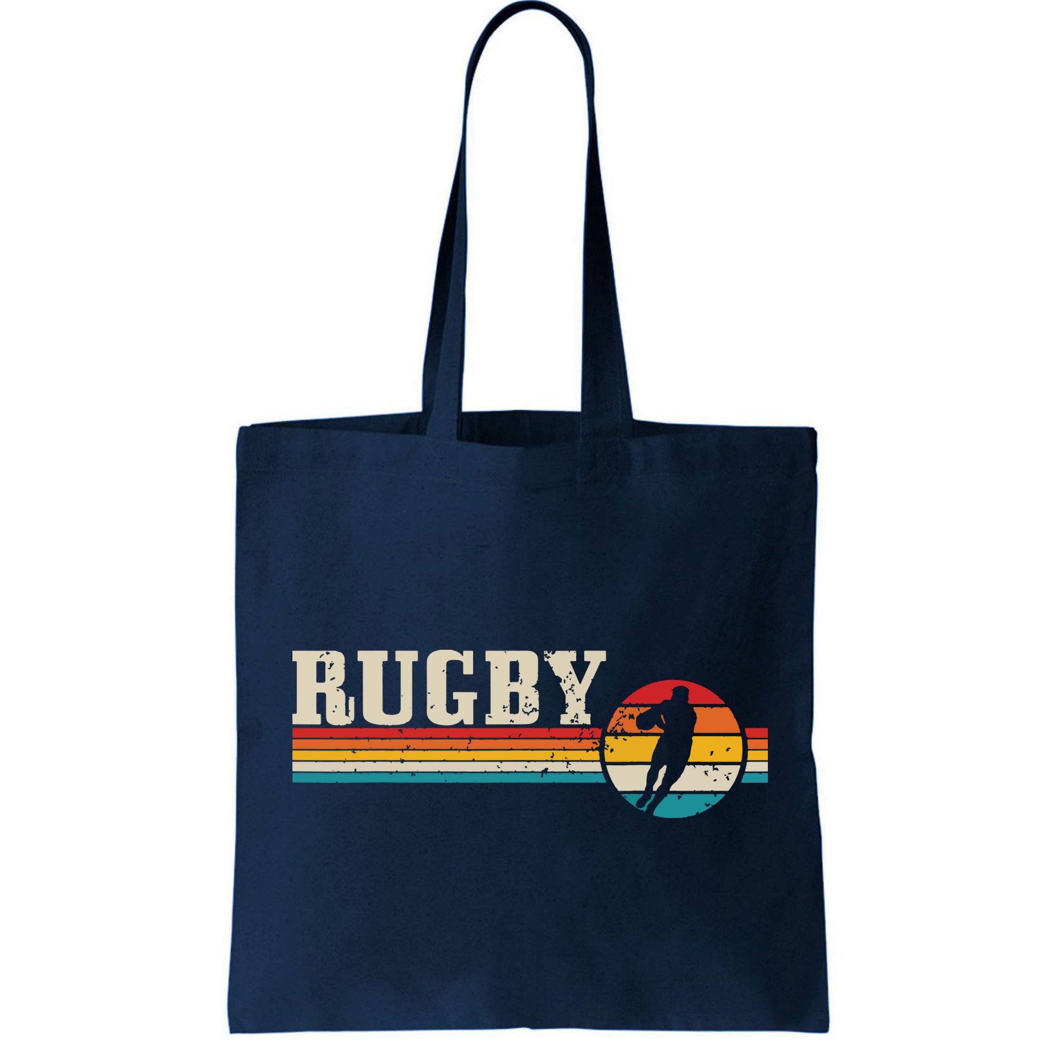 Vintage Rugby Player Sports Retro Men Boy Soccer Bag