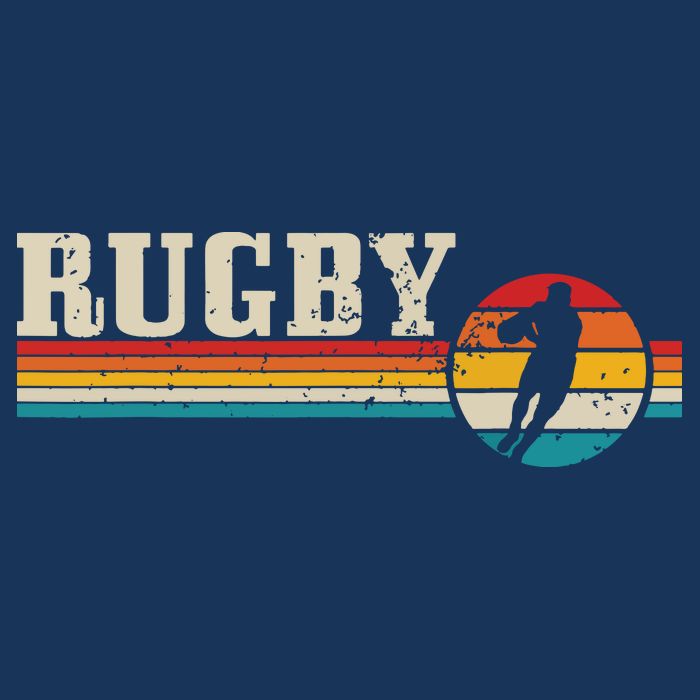 Vintage Rugby Player Sports Retro Men Boy Soccer Bag