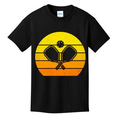 Vintage Retro Pickleball Kids T-Shirt