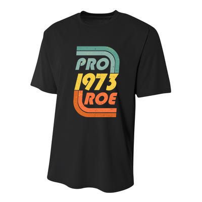 Vintage Retro Pro Roe 1973 Youth Performance Sprint T-Shirt