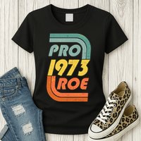 Vintage Retro Pro Roe 1973 Womens T-Shirt