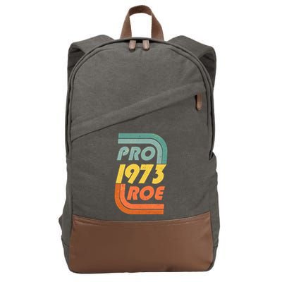 Vintage Retro Pro Roe 1973 Cotton Canvas Backpack