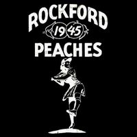 Vintage Rockford Peaches Promo Button
