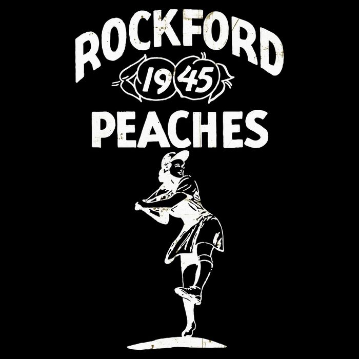 Vintage Rockford Peaches Promo Button