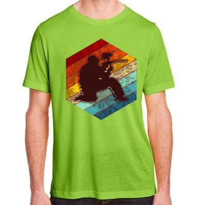 Vintage Retro Paintballer Adult ChromaSoft Performance T-Shirt