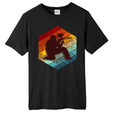 Vintage Retro Paintballer Tall Fusion ChromaSoft Performance T-Shirt