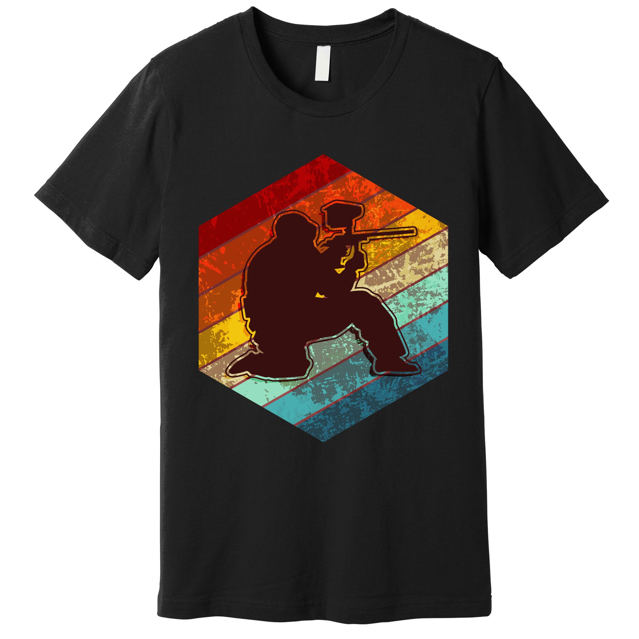 Vintage Retro Paintballer Premium T-Shirt
