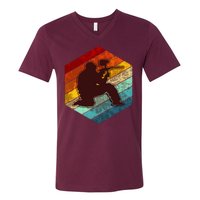 Vintage Retro Paintballer V-Neck T-Shirt