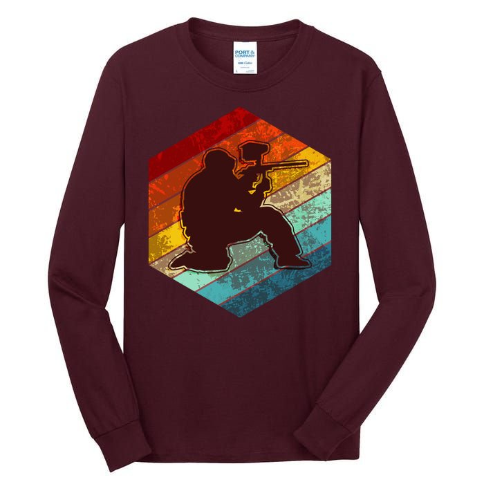 Vintage Retro Paintballer Tall Long Sleeve T-Shirt