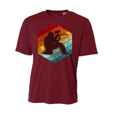 Vintage Retro Paintballer Performance Sprint T-Shirt